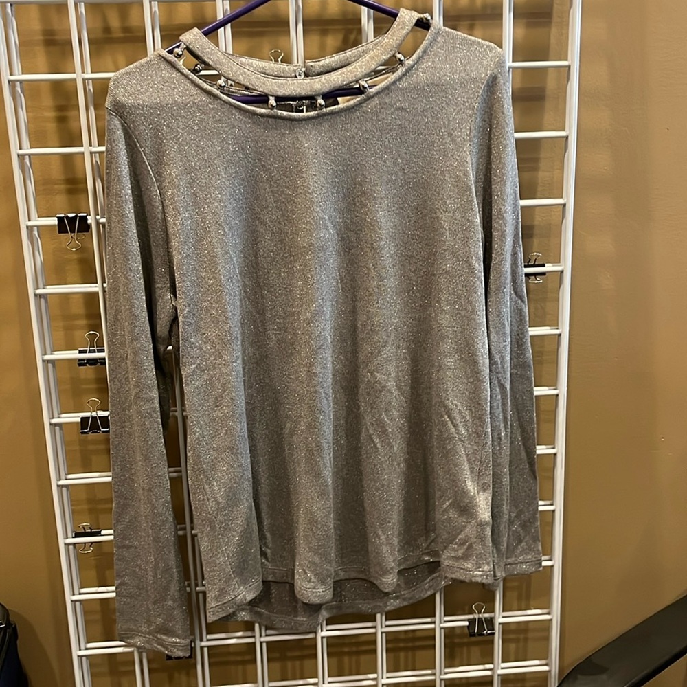 Like new Michael Kors silver glittery